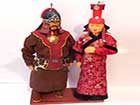 Монгольские куклы "Семейная пара"